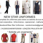 Imagem 1 da empresa NEW STAR UNIFORMES Uniformes em Lençóis Paulista SP