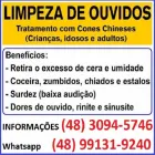 Imagem 4 da empresa LIMPEZA DE OUVIDOS COM A TERAPIA DOS CONES CHINESES-HINDUS Terapias Alternativas em São José SC