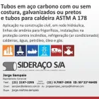Imagem 2 da empresa SIDERAÇO S/A Tubos De Aço em Rio De Janeiro RJ