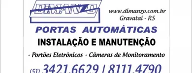 Imagem 1 da empresa DI MANZO PORTAS AUTOMÁTICAS E ALARMES Portas Automáticas em Gravataí RS