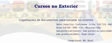 Imagem 1 da empresa ESCRITÓRIO VIRTUAL RBM - ULEXITA Trâmites De Documentos Para Estudar No Exterior em Campo Grande MS