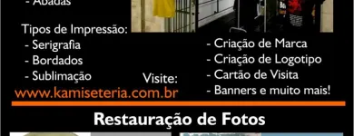 Imagem 8 da empresa CAMISETAS SERIGRAFIA BORDADO SUBLIMAÇÃO Silk-screen em Brasília DF