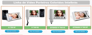 Imagem 4 da empresa VIDEO PORTEIRO COLORIDO INTELBRAS IV 7000 HF Telecomunicações - Instalação E Manutenção em Santo André SP