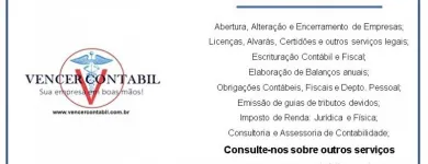 Imagem 4 da empresa VENCER CONTÁBIL - ESCRITÓRIO DE CONTABILIDADE Microempreendedor Individual em São Paulo SP