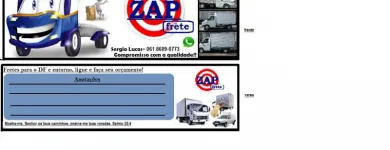 Imagem 1 da empresa ZAP FRETE Entregas Rápidas em Taguatinga DF