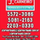 J CARNEIRO HIDRÁULICA E ELÉTRICA Encanadores em São Paulo SP